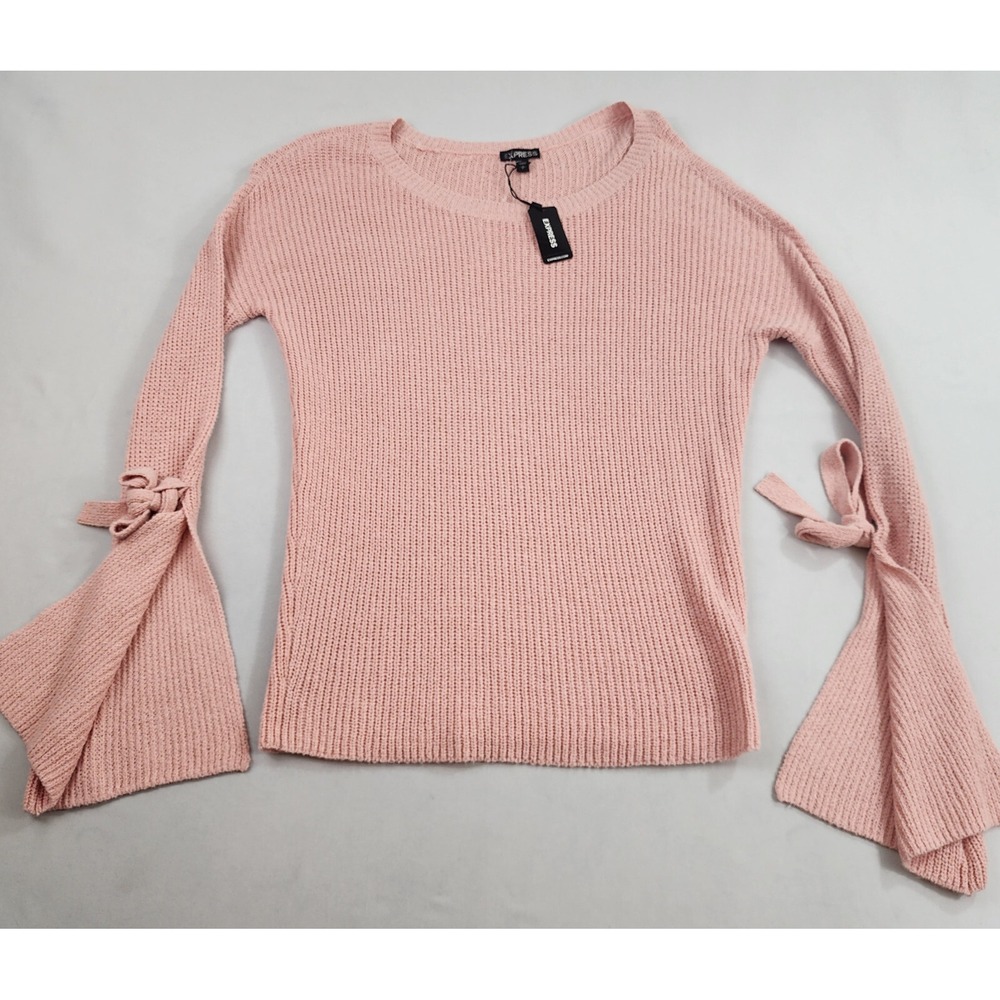 Express light sweater womens S Small 12209002 pink viscose cotton $59.90 ladies